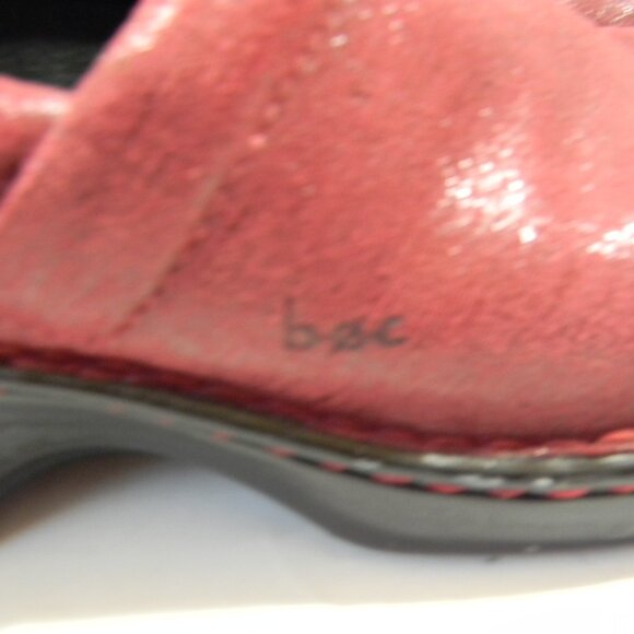 boc Born Concept Red Casual Textured Slip-on Clogs - Picture 5 of 7
